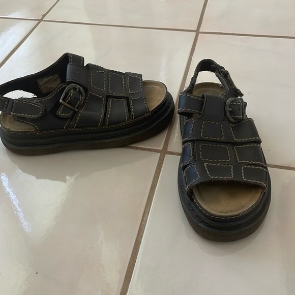 Vintage Child’s Canyon River Blues Y2K Style Platform Sandals. Size 3 - Picture 1 of 5